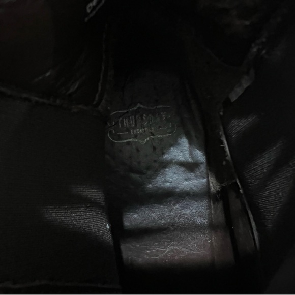 THURSDAY Dark Brown Leather Chelsea Legend Boots Lug Sole Women’s Size 10 - Picture 11 of 13